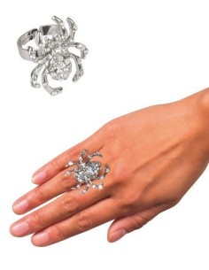 Bague araignée - de haute qualité, idéale pour le carnaval, les fêtes à thème et les événements spéciaux